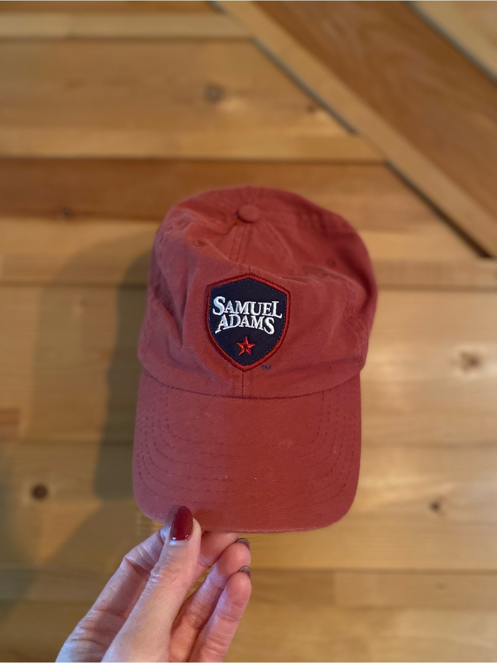Men's Rust Red Samuel Adams Cap